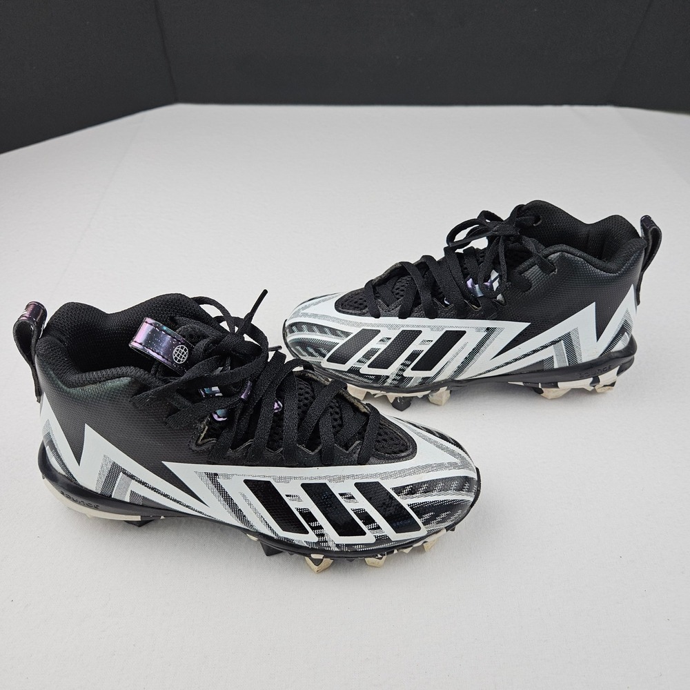 Adidas Freak Spark MD Kids Football Cleats Black White HP5962 Size 3Y